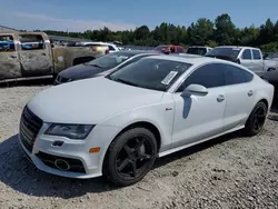 Salvage cars for sale at Memphis, TN auction: 2012 Audi A7 Prestige