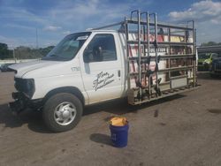 Salvage trucks for sale at Lebanon, TN auction: 2013 Ford Econoline E350 Super Duty Van