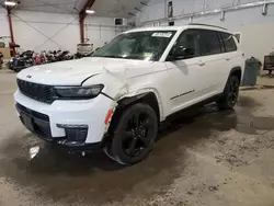 Salvage cars for sale at Center Rutland, VT auction: 2022 Jeep Grand Cherokee L Limited