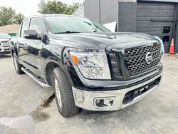 Salvage cars for sale at West Palm Beach, FL auction: 2019 Nissan Titan S