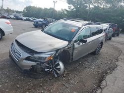 Salvage cars for sale at Lexington, KY auction: 2017 Subaru Outback 2.5I Limited