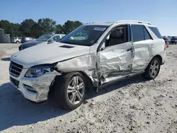 Salvage cars for sale at Loganville, GA auction: 2012 Mercedes-Benz ML 350 4matic