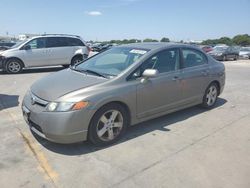 Salvage cars for sale at Grand Prairie, TX auction: 2007 Honda Civic EX