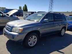 Salvage cars for sale at Hayward, CA auction: 2006 Toyota Highlander Hybrid