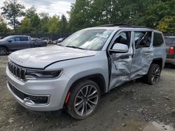 Salvage cars for sale at Waldorf, MD auction: 2022 Jeep Wagoneer Series III