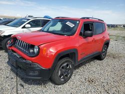 Jeep salvage cars for sale: 2018 Jeep Renegade Sport