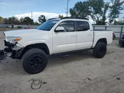 Salvage cars for sale at Riverview, FL auction: 2021 Toyota Tacoma Double Cab