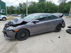 Vehiculos salvage en venta de Copart Candia, NH: 2017 Honda Civic LX