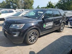 Salvage cars for sale at Sikeston, MO auction: 2017 Ford Explorer Sport