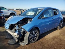 Nissan Vehiculos salvage en venta: 2013 Nissan Leaf S