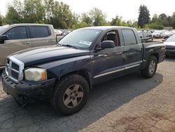 Salvage cars for sale at Portland, OR auction: 2005 Dodge Dakota Quad Laramie