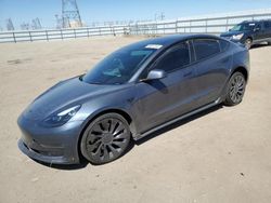 Salvage cars for sale at Adelanto, CA auction: 2023 Tesla Model 3