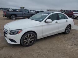 Salvage cars for sale from Copart Houston, TX: 2015 Mercedes-Benz C300