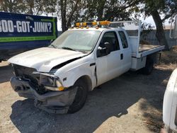 Salvage trucks for sale at Martinez, CA auction: 2002 Ford F350 Super Duty