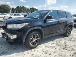 Salvage cars for sale at Loganville, GA auction: 2019 Toyota Highlander LE