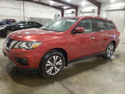 Salvage cars for sale at Avon, MN auction: 2017 Nissan Pathfinder S