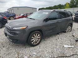 Salvage cars for sale at Wayland, MI auction: 2016 Jeep Cherokee Limited