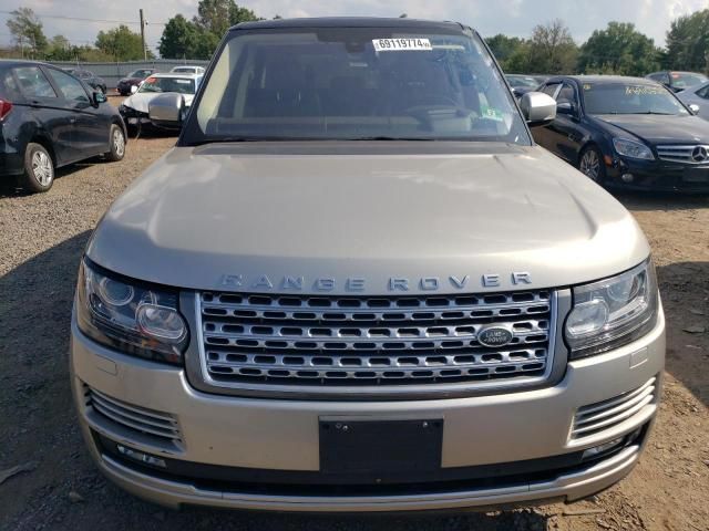 2016 Land Rover Range Rover Supercharged