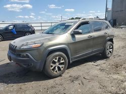 Salvage cars for sale at Fredericksburg, VA auction: 2015 Jeep Cherokee Trailhawk