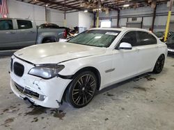 Salvage cars for sale at Jacksonville, FL auction: 2012 BMW 750 LXI