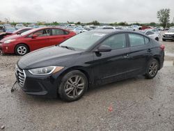 Salvage cars for sale at Kansas City, KS auction: 2018 Hyundai Elantra SEL