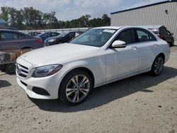 Mercedes-Benz salvage cars for sale: 2018 Mercedes-Benz C 300 4matic