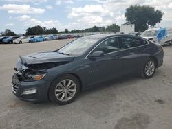 Carros salvage para piezas a la venta en subasta: 2021 Chevrolet Malibu LT