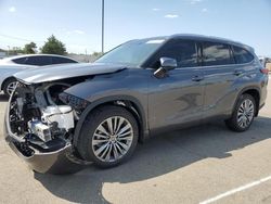 Toyota Vehiculos salvage en venta: 2022 Toyota Highlander Platinum