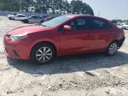 Salvage cars for sale at Loganville, GA auction: 2016 Toyota Corolla L