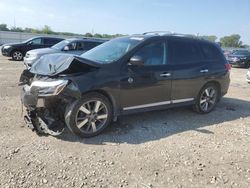 Nissan salvage cars for sale: 2015 Nissan Pathfinder S