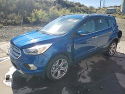 Salvage cars for sale at Reno, NV auction: 2019 Ford Escape Titanium