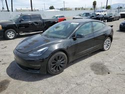 Salvage cars for sale at Van Nuys, CA auction: 2021 Tesla Model 3