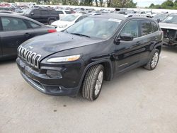 Salvage cars for sale at Bridgeton, MO auction: 2016 Jeep Cherokee Limited