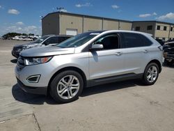 Salvage cars for sale at Wilmer, TX auction: 2018 Ford Edge Titanium