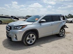 Salvage cars for sale from Copart Houston, TX: 2018 Toyota Highlander Limited