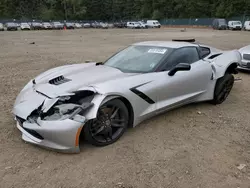 Salvage cars for sale at Graham, WA auction: 2014 Chevrolet Corvette Stingray Z51 2LT