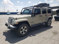 Jeep salvage cars for sale: 2017 Jeep Wrangler Unlimited Sahara