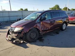 Vehiculos salvage en venta de Copart Littleton, CO: 2016 Honda Odyssey LX