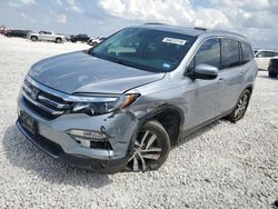 Honda Pilot Elite salvage cars for sale: 2017 Honda Pilot Elite