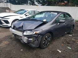 Buy Salvage Cars For Sale now at auction: 2015 Honda Civic EX