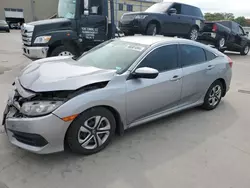 Honda salvage cars for sale: 2017 Honda Civic LX