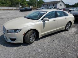 Salvage cars for sale at York Haven, PA auction: 2018 Lincoln MKZ Select