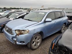 Salvage cars for sale at Kansas City, KS auction: 2008 Toyota Highlander Sport