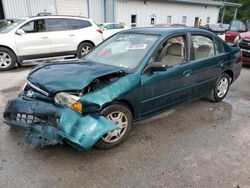 Salvage cars for sale at York Haven, PA auction: 2002 Honda Civic LX