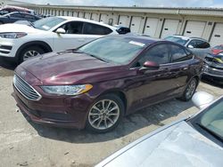 Salvage cars for sale at Louisville, KY auction: 2017 Ford Fusion SE