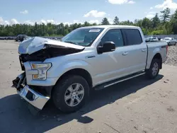 Salvage trucks for sale at Windham, ME auction: 2017 Ford F150 Supercrew