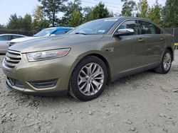 Salvage cars for sale at Waldorf, MD auction: 2013 Ford Taurus Limited