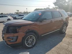 Salvage cars for sale at Lexington, KY auction: 2017 Ford Explorer XLT