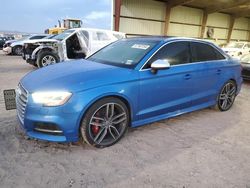 Salvage cars for sale at Houston, TX auction: 2017 Audi S3 Premium Plus