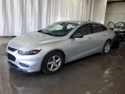 Salvage cars for sale from Copart Albany, NY: 2018 Chevrolet Malibu LS